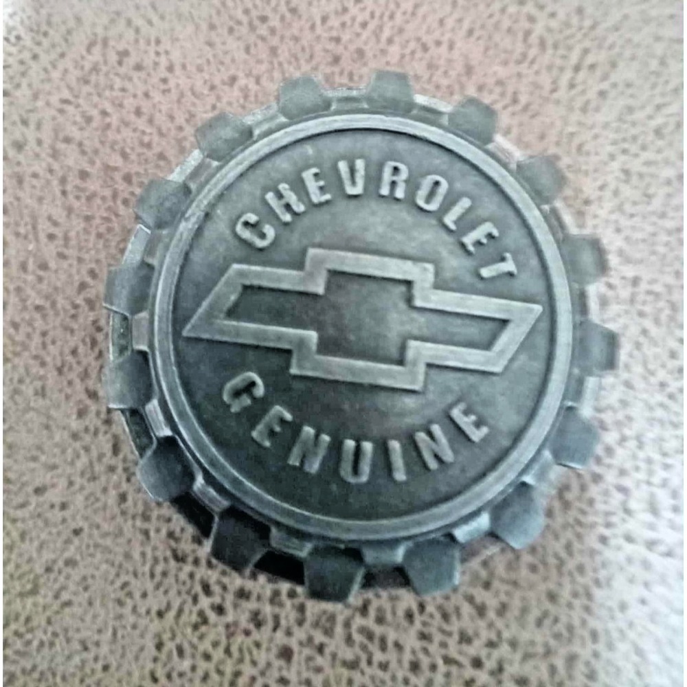 Chevrolet Bottle opener~attaches to cap/hat brim~dress up your hat!!! CHEVROLET~